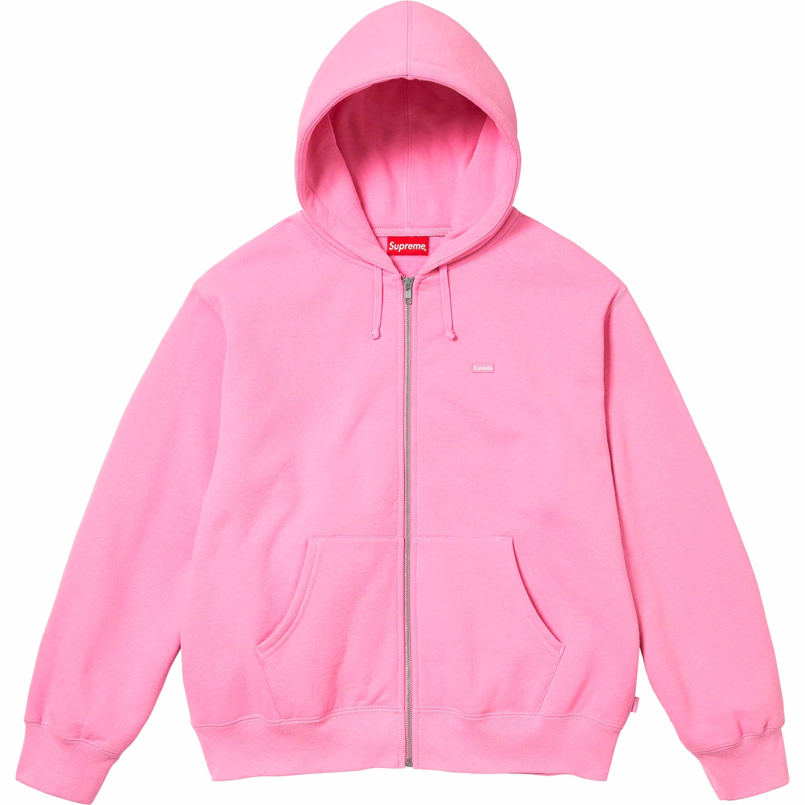 Small Box Zip Up Hooded Sweatshirt view 5